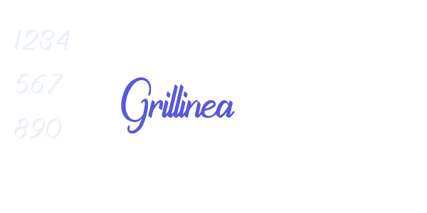 Grillinea font free