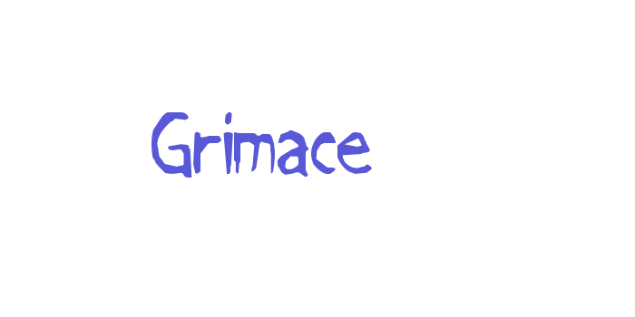 Grimace Font