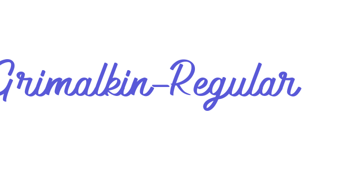 Grimalkin-Regular Font Download