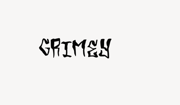 Grimey Font