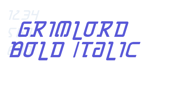 Grimlord Bold Italic font free