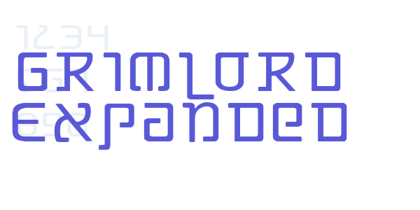 Grimlord Expanded font free