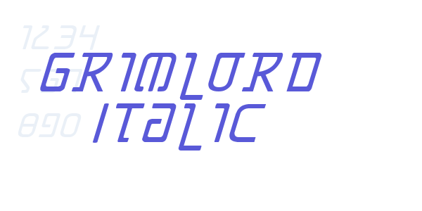 Grimlord Italic font free