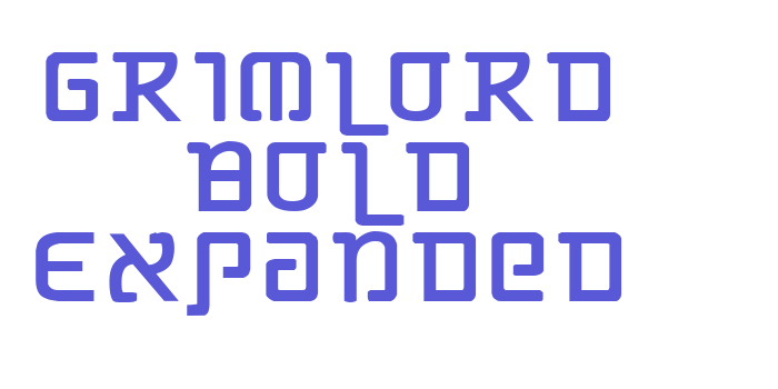 Grimlord Bold Expanded Font Download