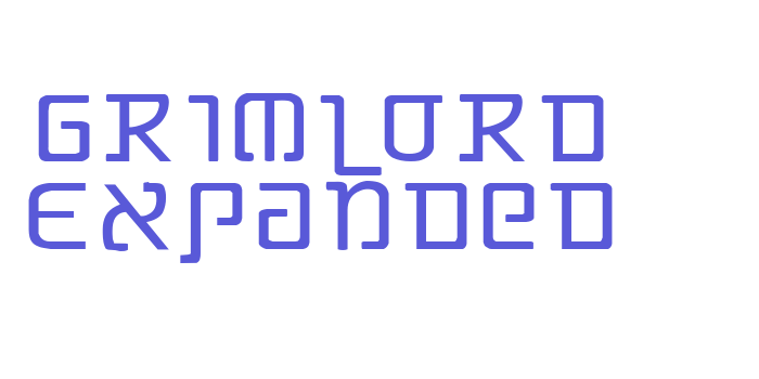 Grimlord Expanded Font Download