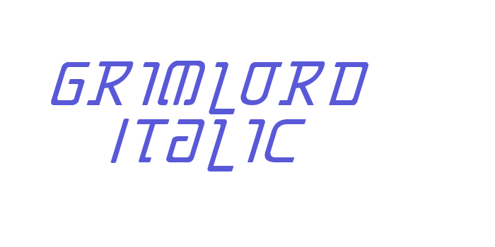 Grimlord Italic Font Download