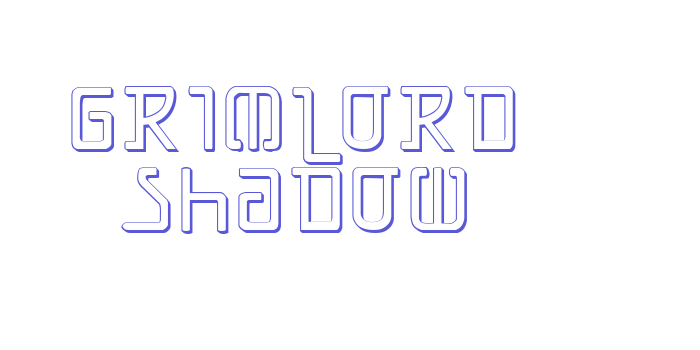 Grimlord Shadow Font Download