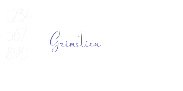 Grimstica font free