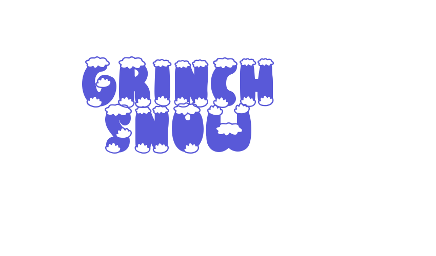 Grinch Snow Font Download