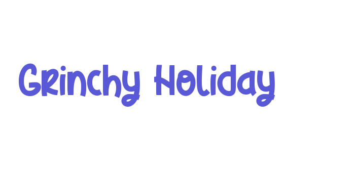 Grinchy Holiday Font Download