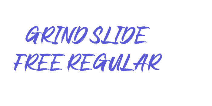 Grind Slide Free Regular Font