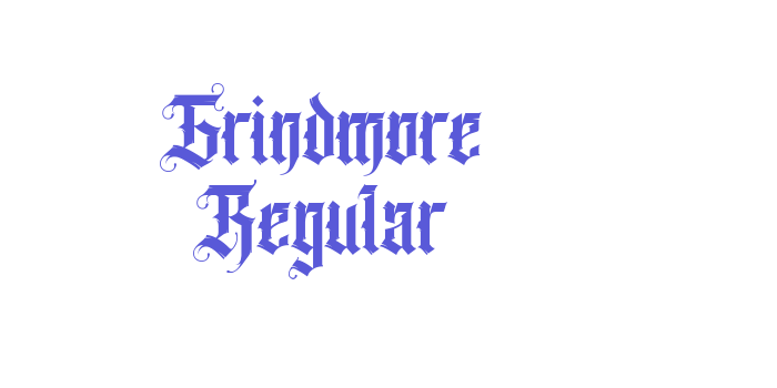 Grindmore Regular Font Download