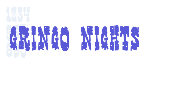 Gringo Nights font free