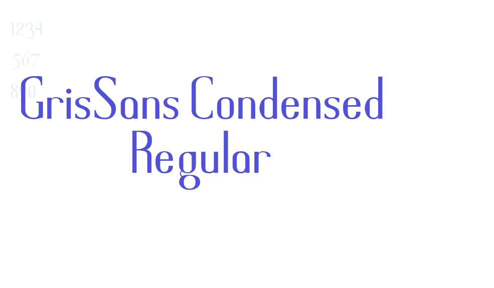 GrisSans Condensed Regular-font-download