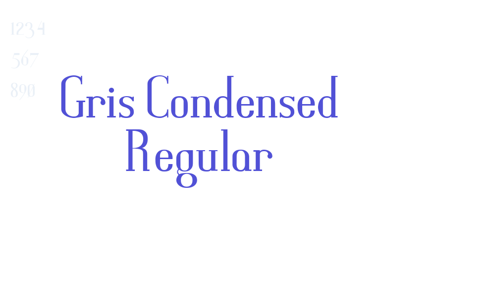 Gris Condensed Regular-font-download