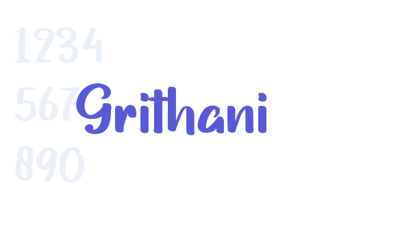 Grithani Font