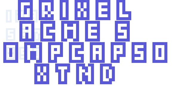 Grixel Acme 5 CompCapsO Xtnd font free