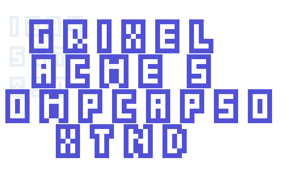 Grixel Acme 5 CompCapsO Xtnd Font Download