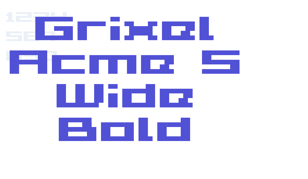 Grixel Acme 5 Wide Bold-font-download