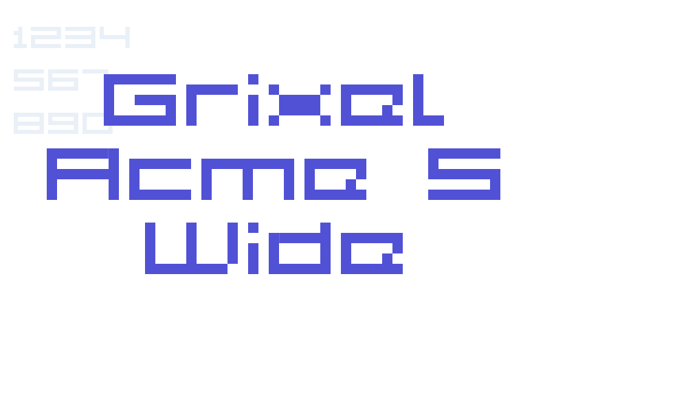 Grixel Acme 5 Wide-font-download