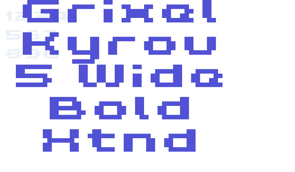 Grixel Kyrou 5 Wide Bold Xtnd-font-download