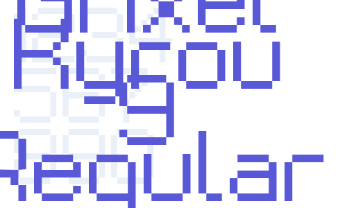 Grixel Kyrou 9 Regular Font Download