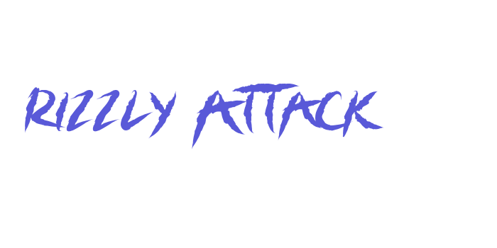 Grizzly Attack Font Download