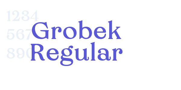 Grobek Regular font