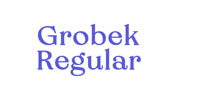 Grobek Regular Font Download