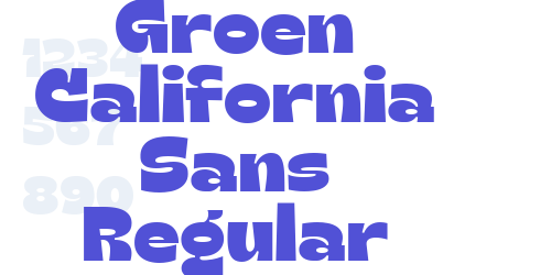Groen California Sans Regular-font-download