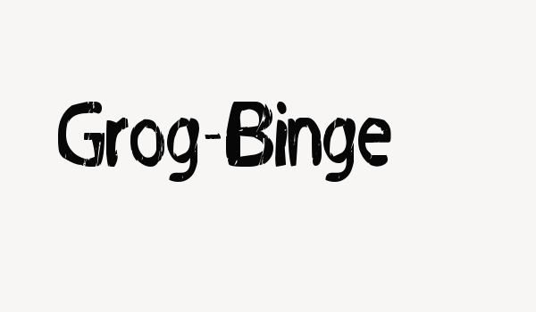 Grog-Binge Font