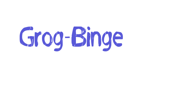 Grog-Binge Font Download