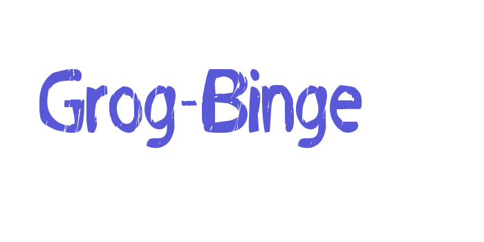 Grog-Binge Font