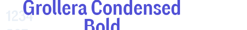 Grollera Condensed Bold