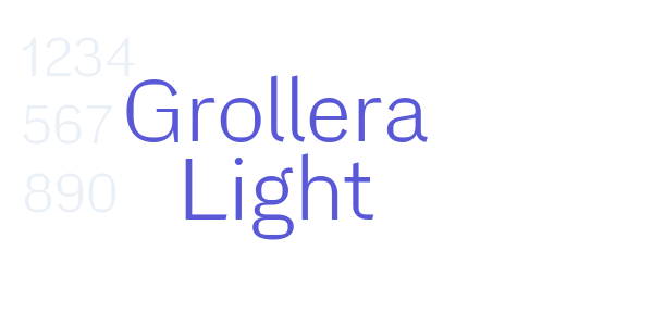 Grollera Light font free