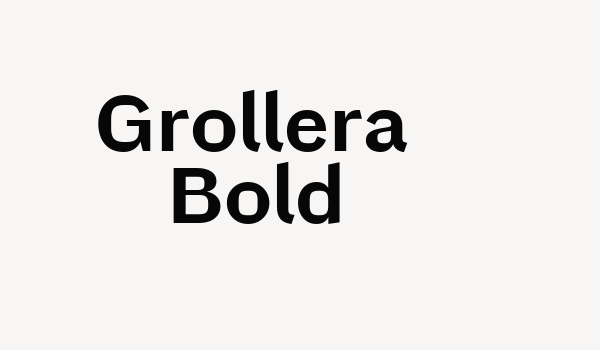 Grollera Bold Font