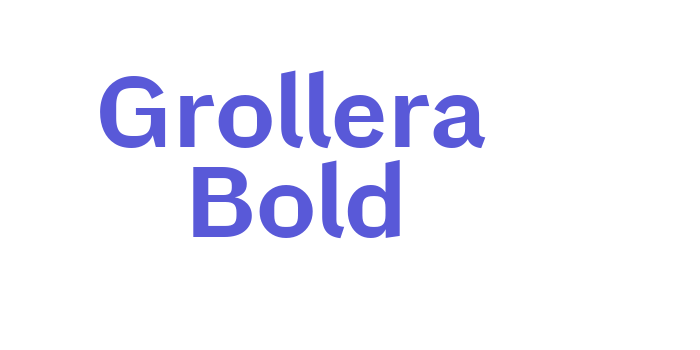 Grollera Bold Font