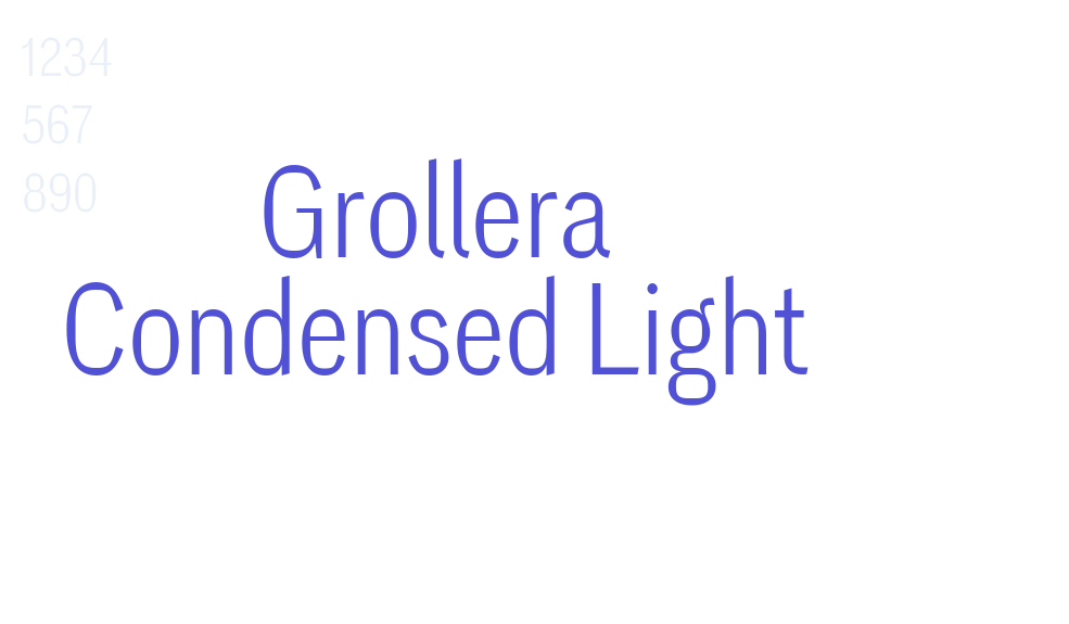 Grollera Condensed Light-font-download