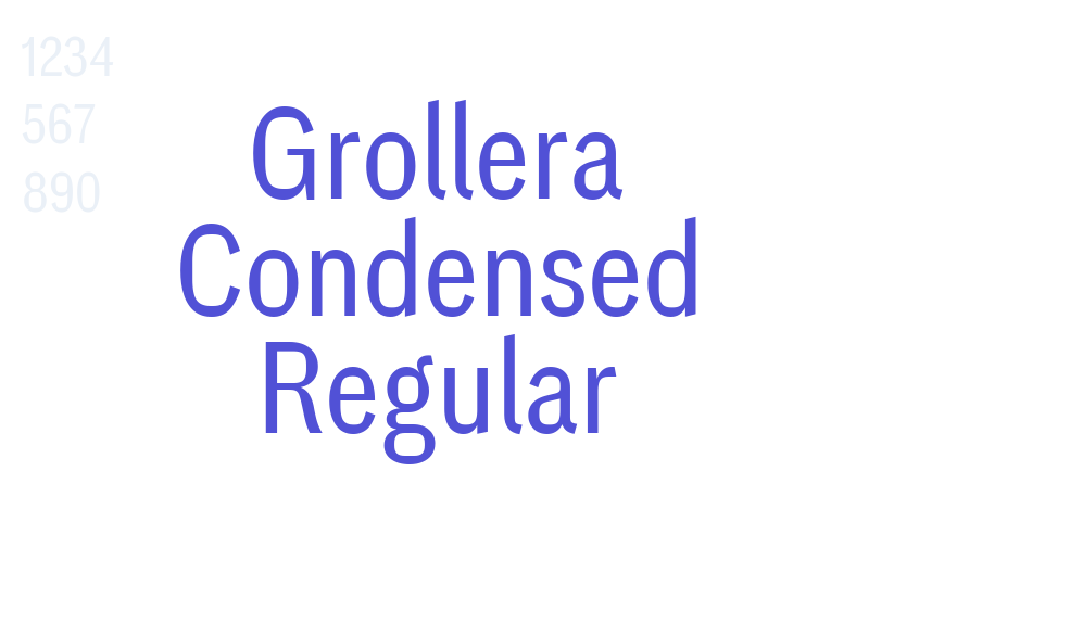 Grollera Condensed Regular-font-download