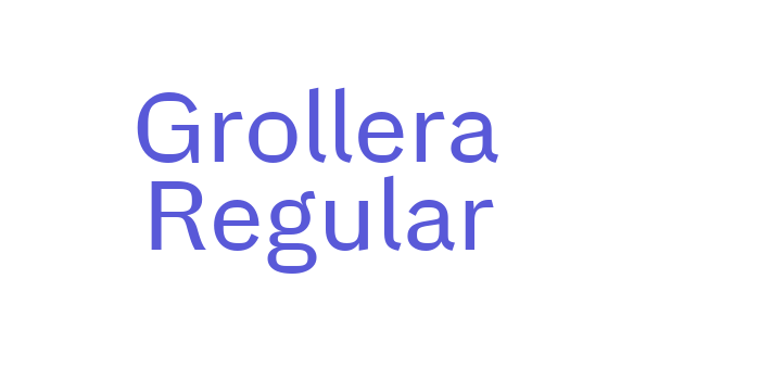 Grollera Regular Font Download