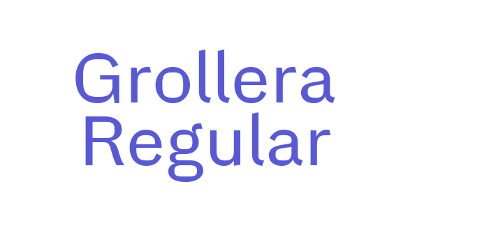 Grollera Regular Font