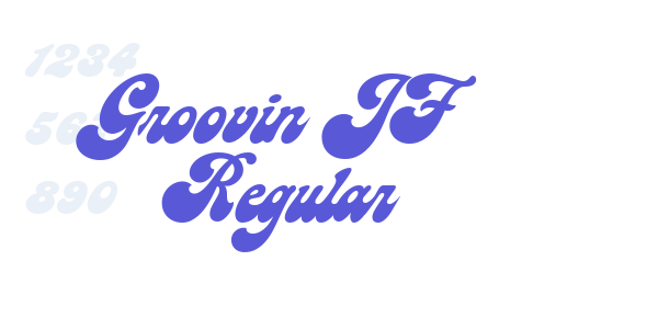 Groovin JF Regular font