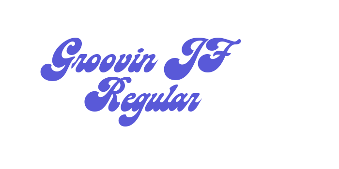 Groovin JF Regular Font Download