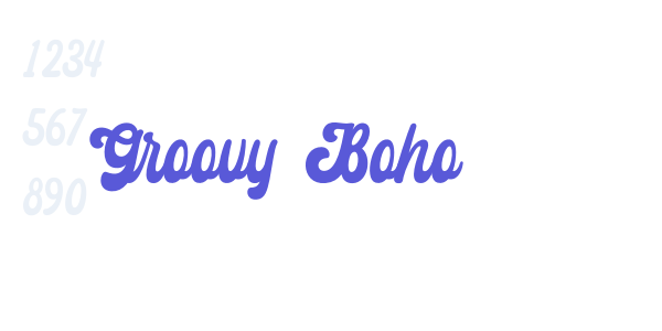 Groovy Boho font free