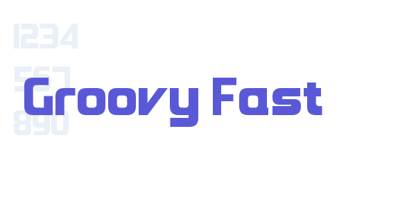 Groovy Fast font free