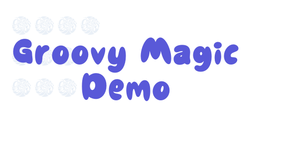 Groovy Magic Demo font free