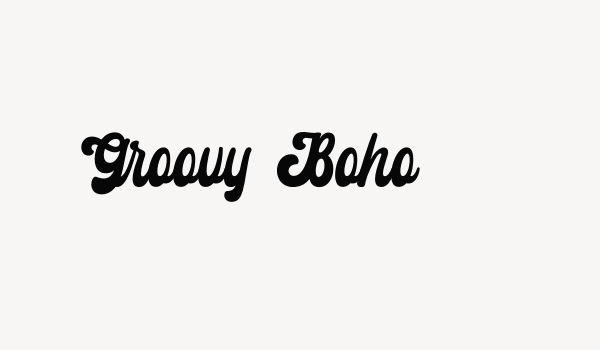 Groovy Boho Font