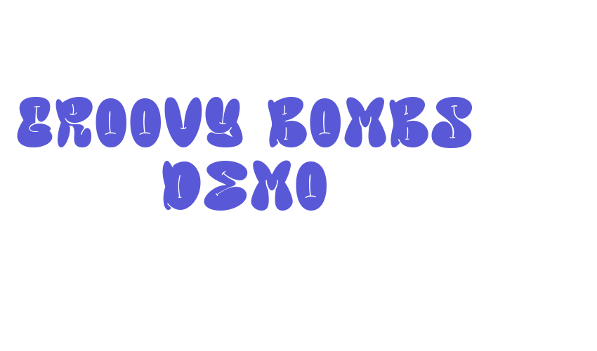 Groovy Bombs Demo Font Download