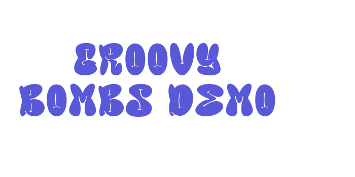 Groovy Bombs Demo Font Download