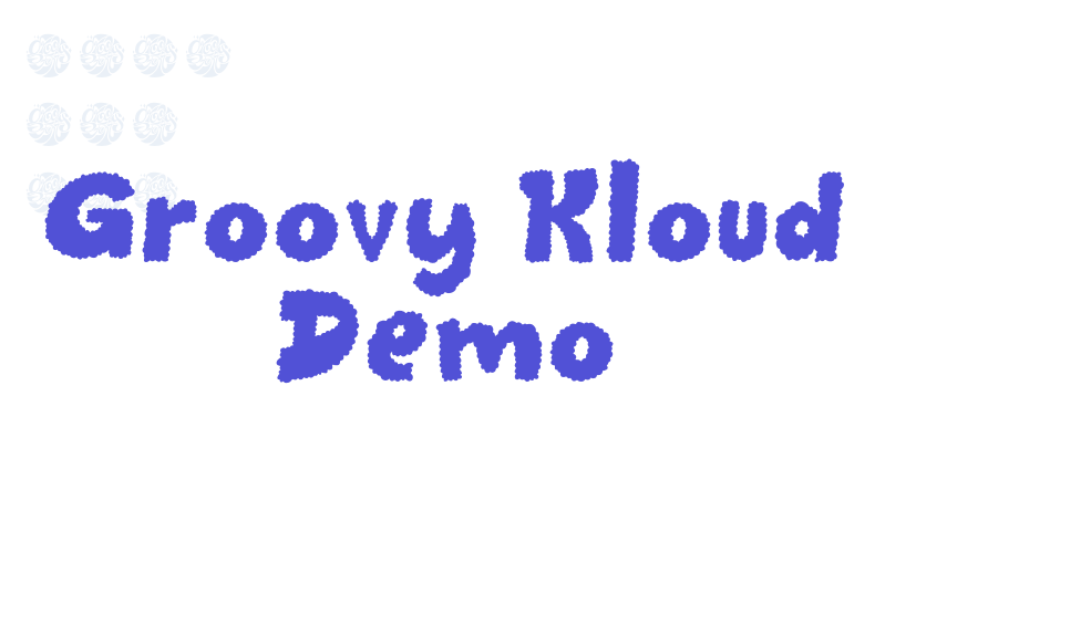 Groovy Kloud Demo-font-download